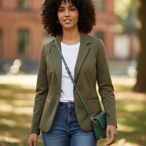 Elegant Olive Green Blazer